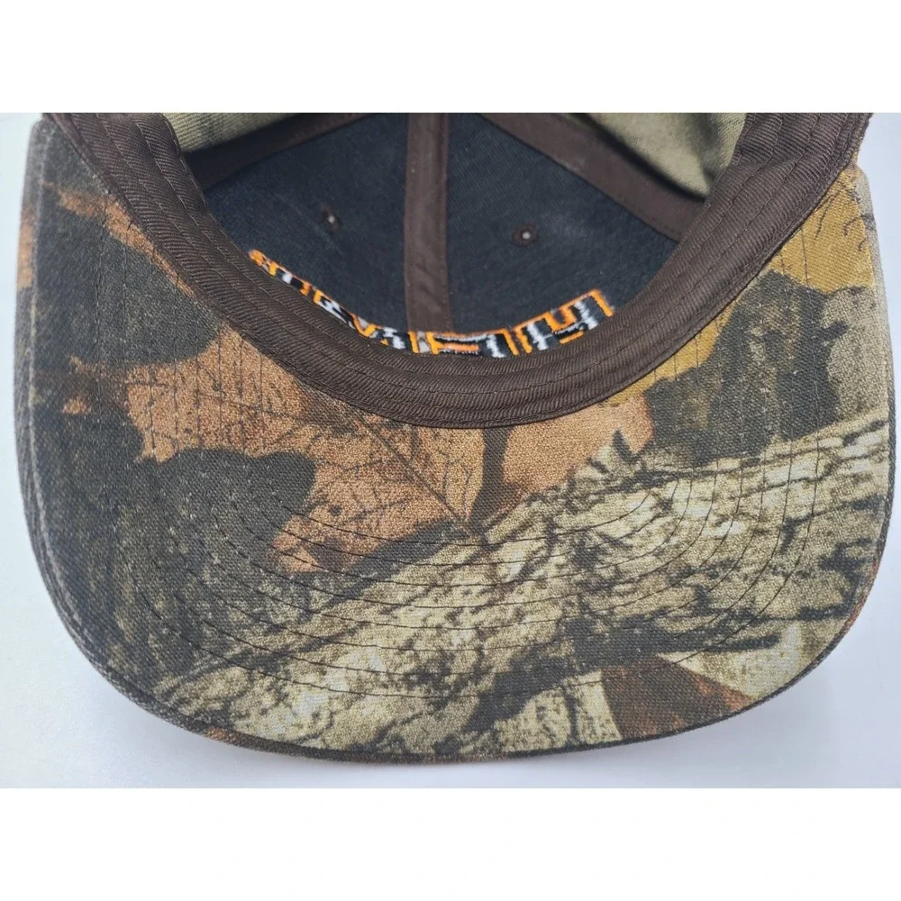 Vintage Dodge Ram Hemi Camo Drew Pearson Marketing Adjustable Hat‎ Cap Men Brown
